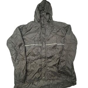 London‎ Fog Men's Black Hooded Rainsuit Jacket and Pants Combo XL